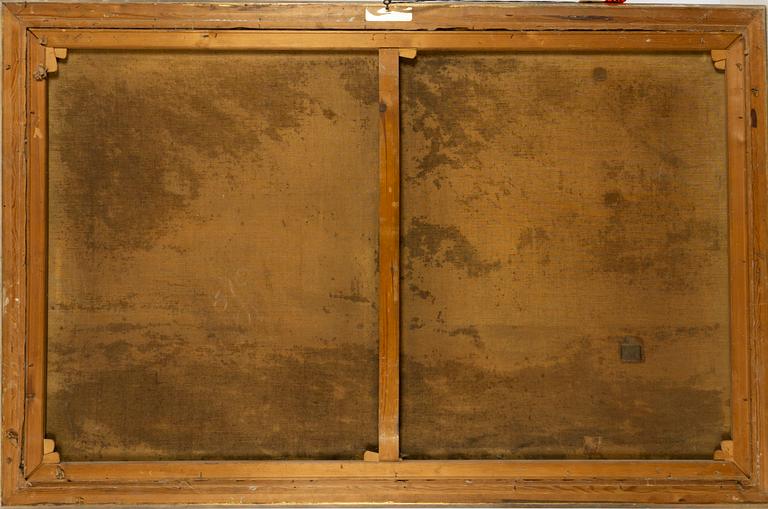 Nils Hansteen, Marine with a three-masted ship and a steam tugboat.