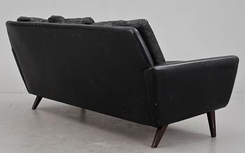 SOFFA, skinn, Danmark, 1950/60-tal.