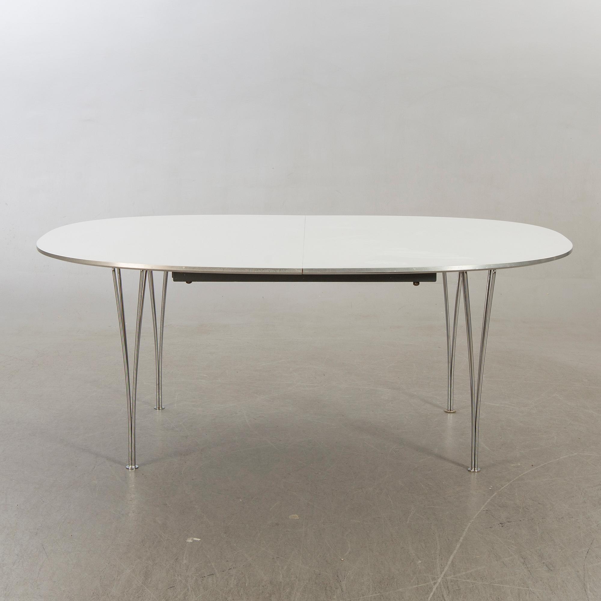 Bruno Mathsson & Piet Hein, board, "Superelips", Fritz Hansen, Denmark.