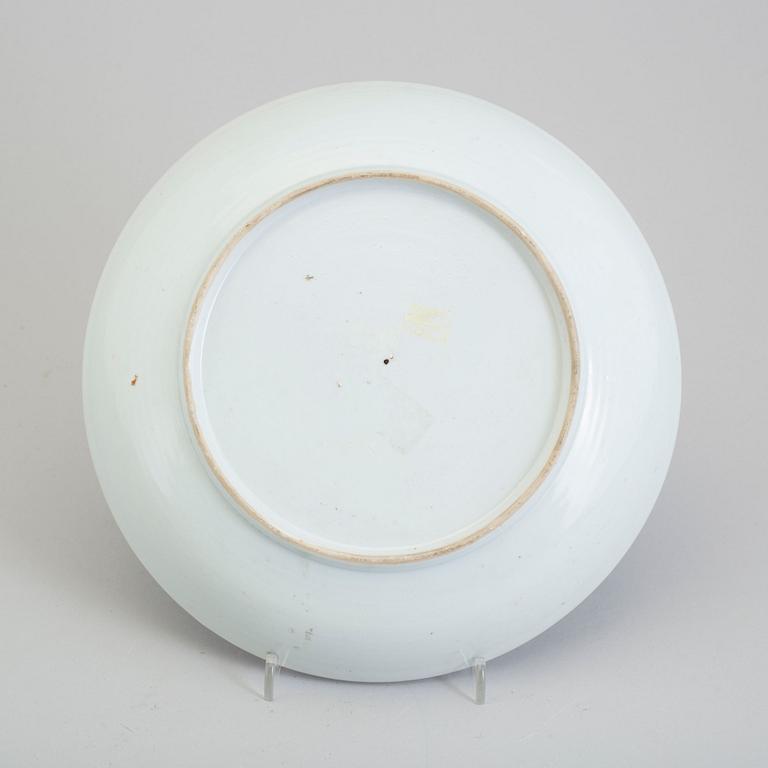 A 'bianco sopra bianco' dish, Qing dynasty, Qianlong (1736-95).
