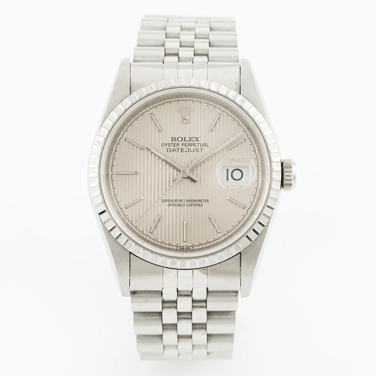 Rolex, Datejust, "Tapestry Dial", wristwatch, 36 mm.