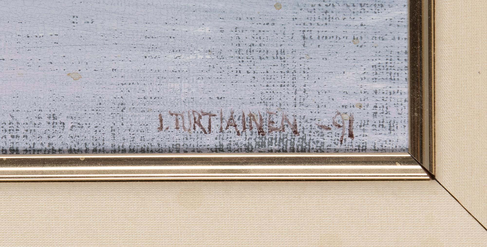 Jorma Turtiainen, Pojke i vinterlandskap.