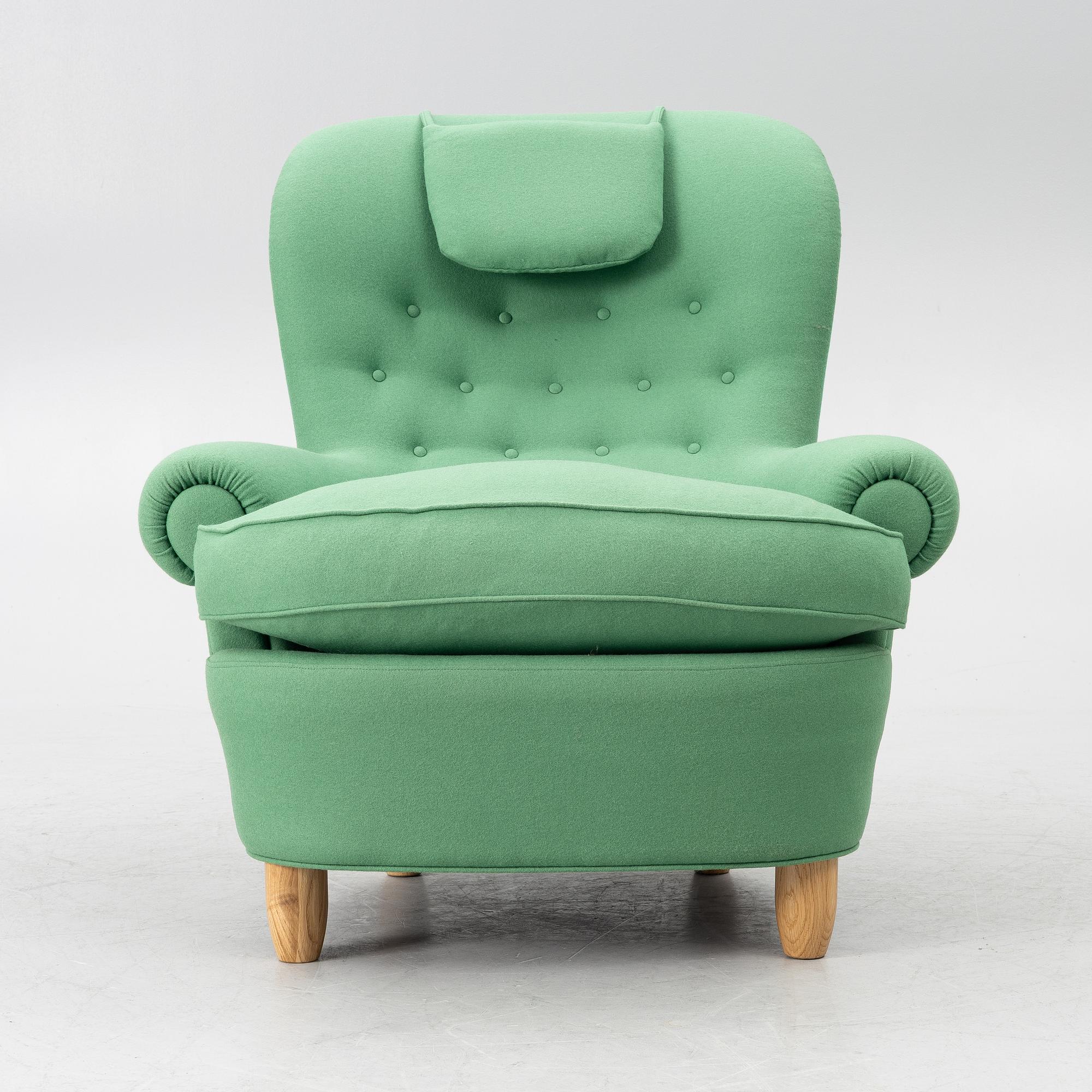 Carl Malmsten, Armchair, "The Giant Toad", OH Sjögren, Tranås 2025.