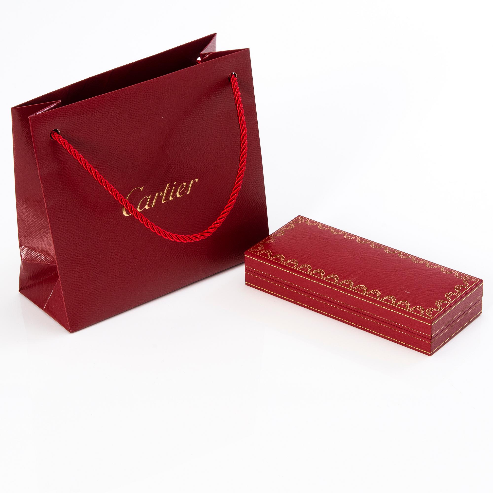 CARTIER Trinity Red and Silver Fountain Ben.