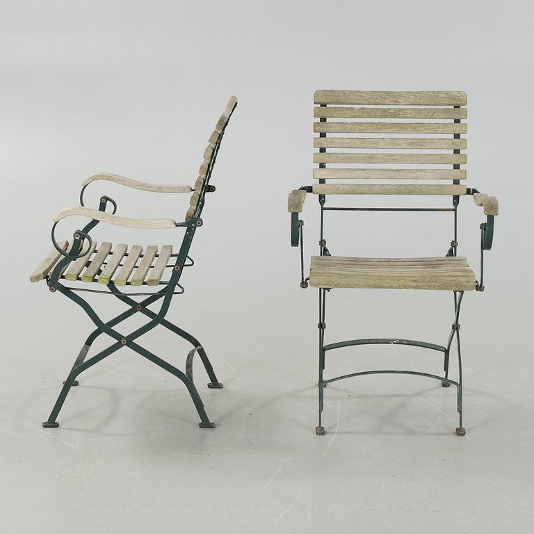 A garden group of five pieces, second half of the 20th century.