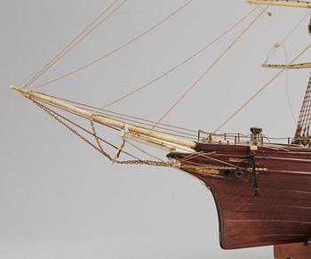 A late 1800's model ship.