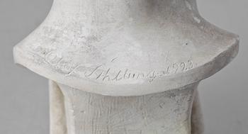 OLOF AHLBERG, skulptur, gips. Sign o dat 1923.