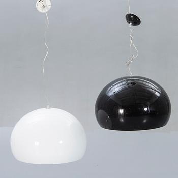 Ferruccio Laviani, Ceiling lights, 2 pcs, Fl/y, Kartell, 2000s.