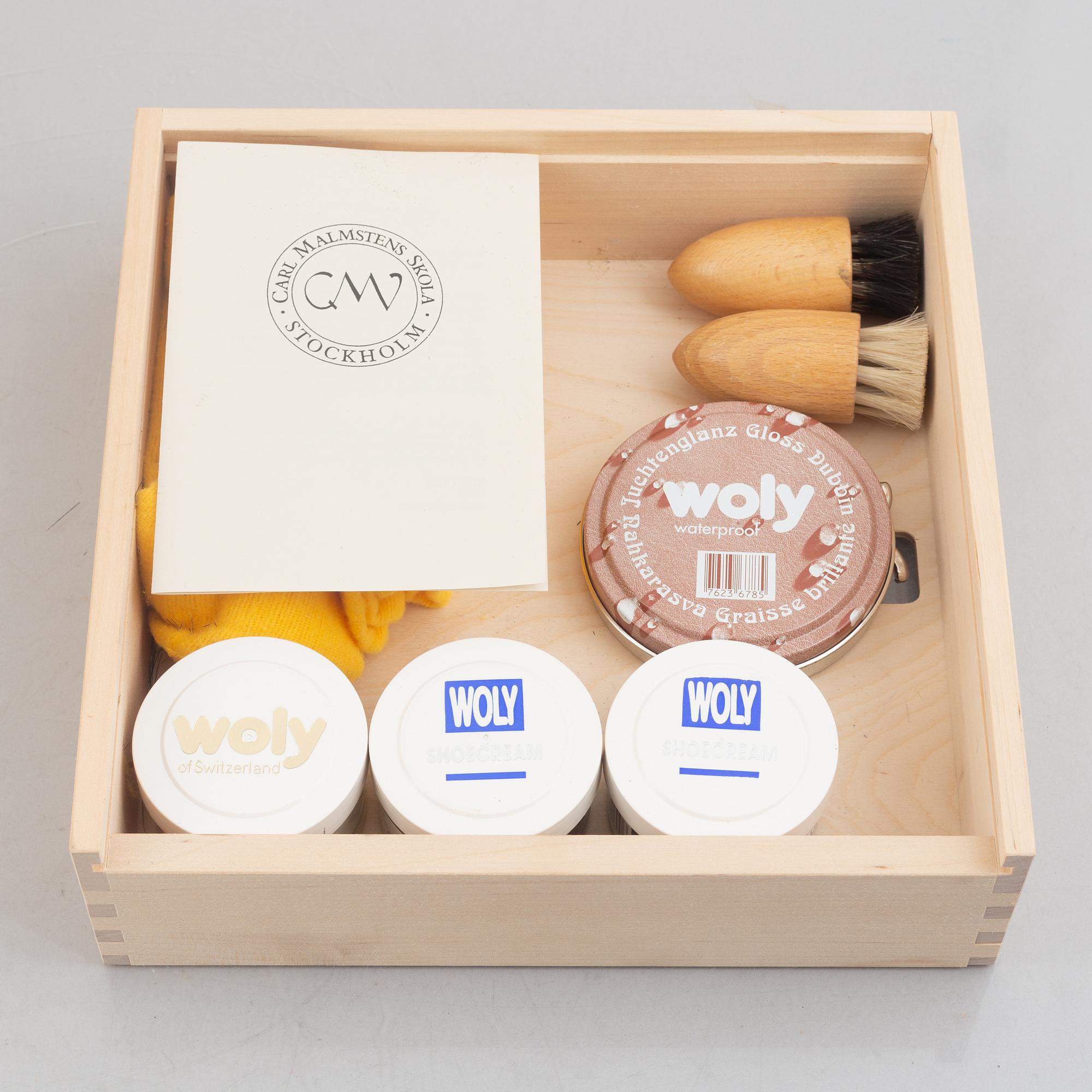 A cabinet for shoe care, Carl Malmstens Skola, Stockholm.