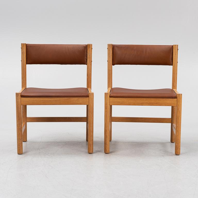 Børge Mogensen, a pair of chairs, model 575, Karl Andersson & Söner, Huskvarna, Sweden 1960s.