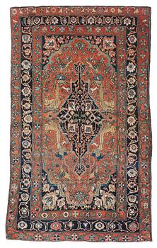 835. RUG. Semi-antique Sarouk. 201,5 x 127,5 cm.