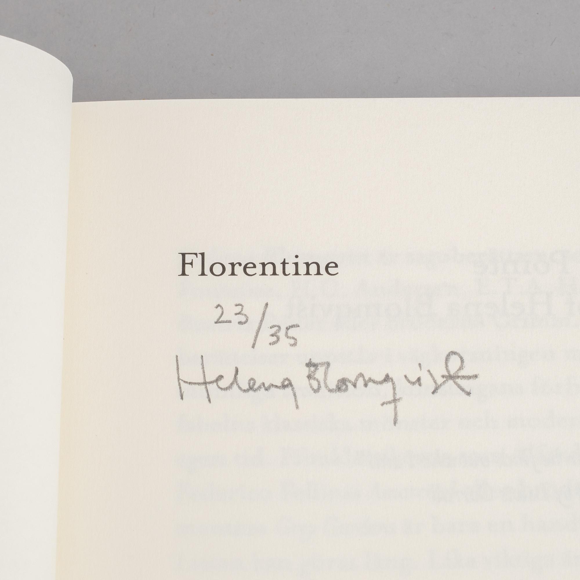 HELENA BLOMQVIST, book and pigment print. Book signed and numbered 23/35.