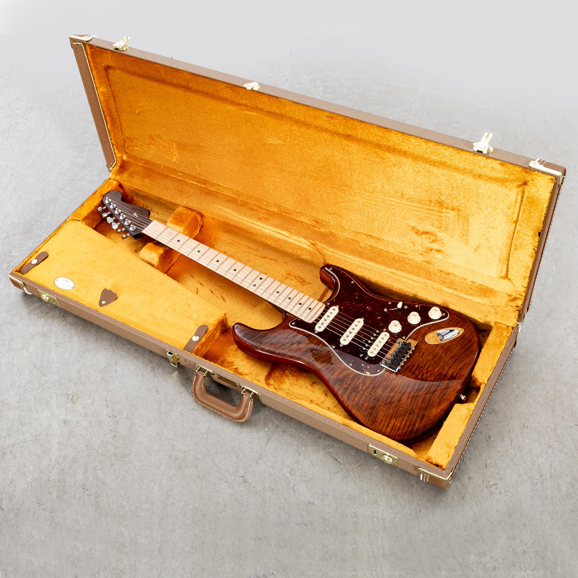 Electric guitar, Fender Stratocaster, Rarities Flame Maple Top, 2019.