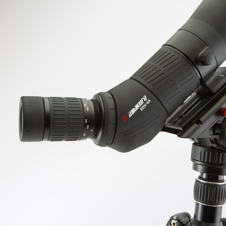 Spotting scope with tripod Kamakura EDV-65 Japan.