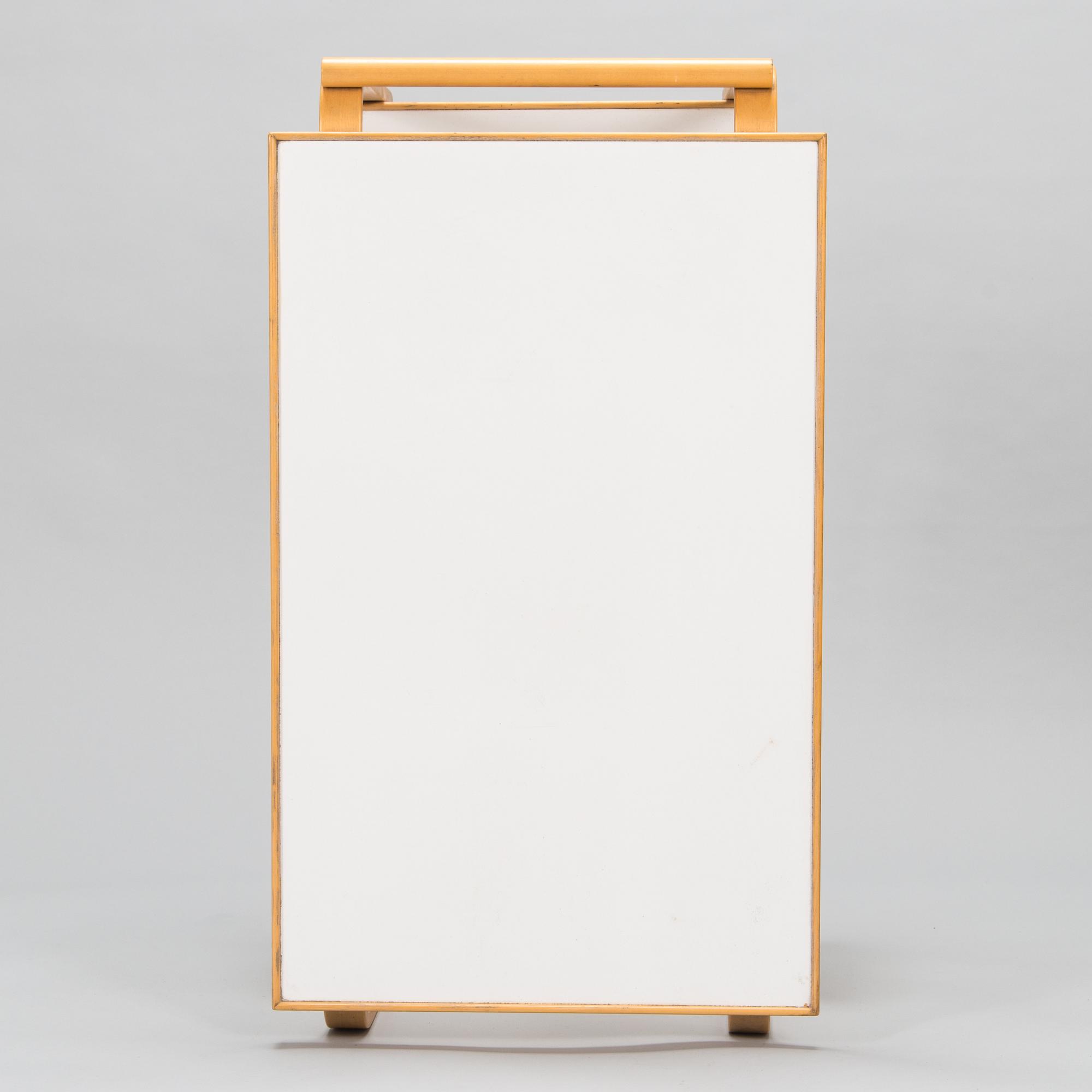 Alvar Aalto, a 1960s '901' tea trolley for Oy Huonekalu- ja Rakennustyötehdas Ab, Finland.