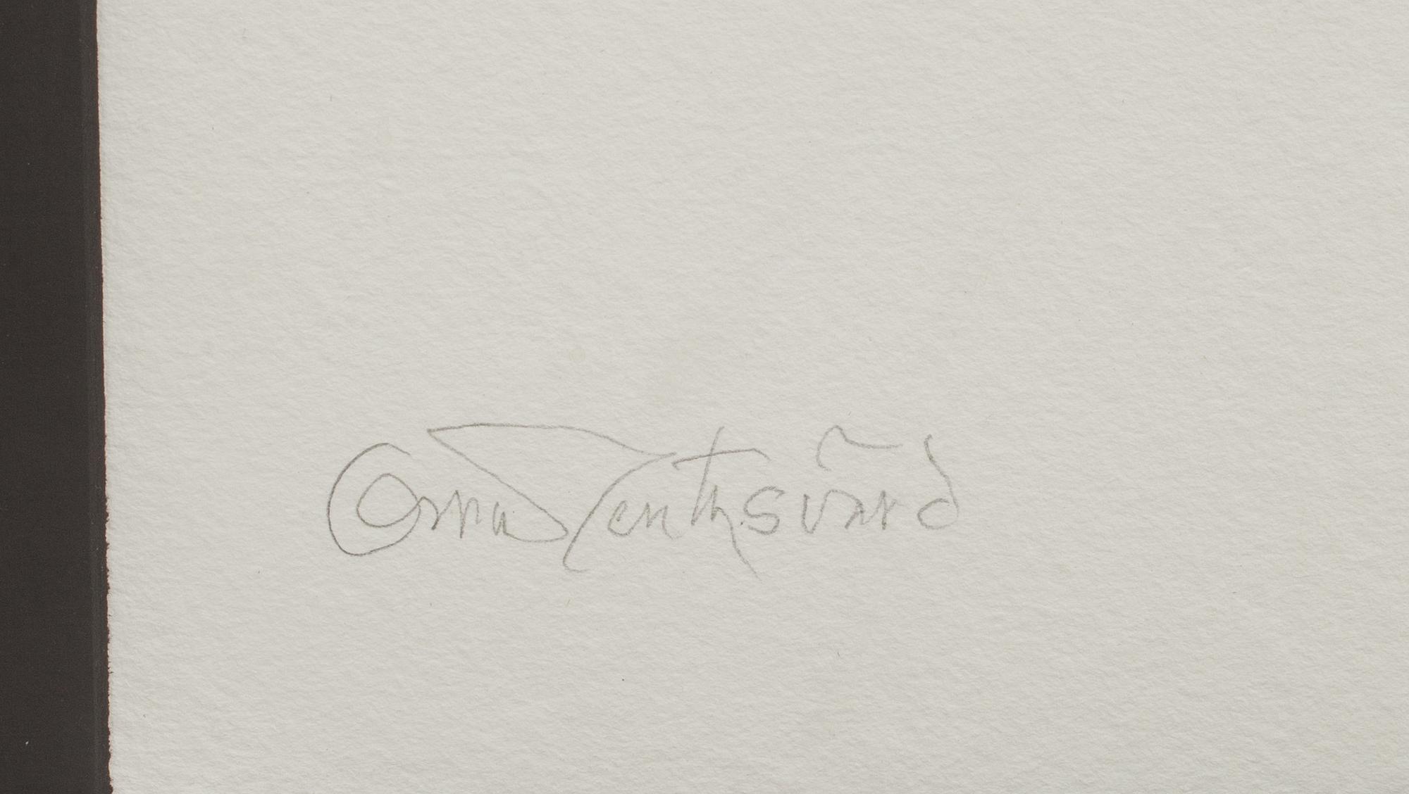 OSCAR REUTERSVÄRD, färglitografi, 2 st. HC upplaga, signerade.