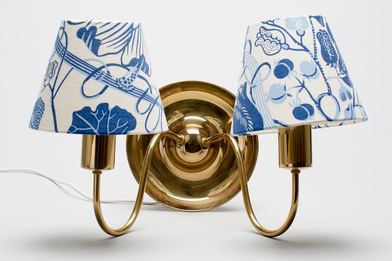 VÄGGLAMPA, modell 2565, Josef Frank, Firma Svenskt Tenn.