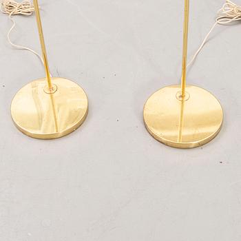 Floor lamps, a pair, Bergboms, the last part of the 20th century.