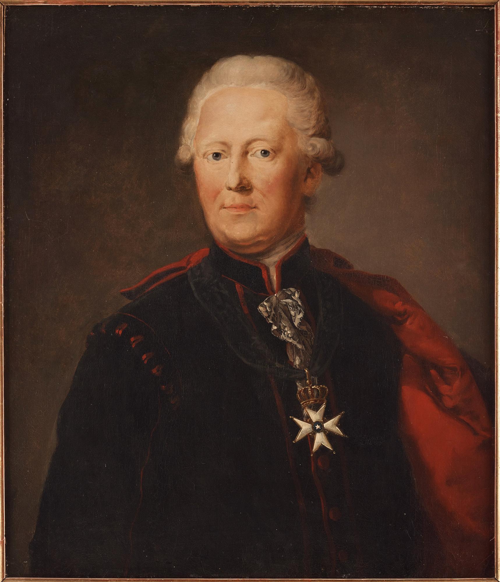 Per Krafft d.ä. His studio, "Fredrik Adolf Löwenhielm" (1743-1810).