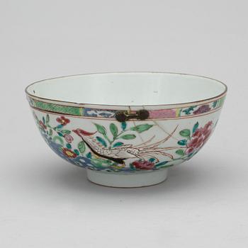 SKÅL, porslin, Kina, Qianlong (1736-1795).