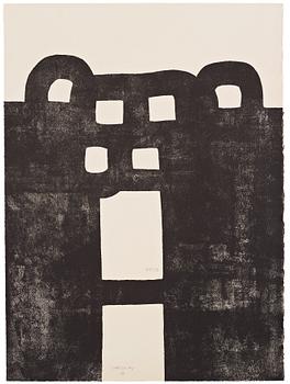 710. Eduardo Chillida, "Gurutze Gorria I".