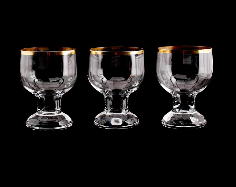 ÖLGLAS, 10 st, Lindshammar, 1900-talets andra hälft.