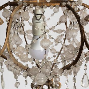 A chandelier, second half of the 20th century.