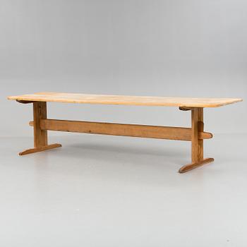 a Swedish pine table from around 1900.