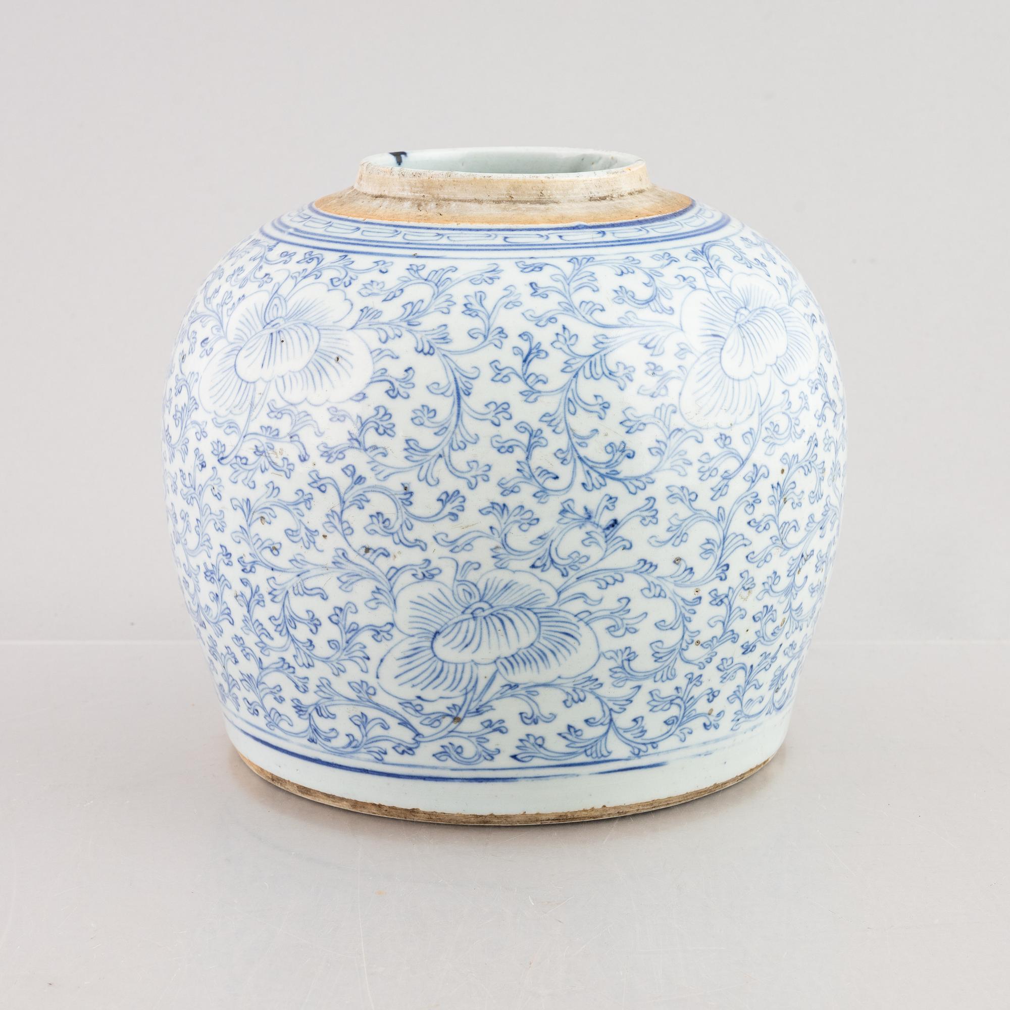 Bojan, porslin, Kina, 1800-tal.