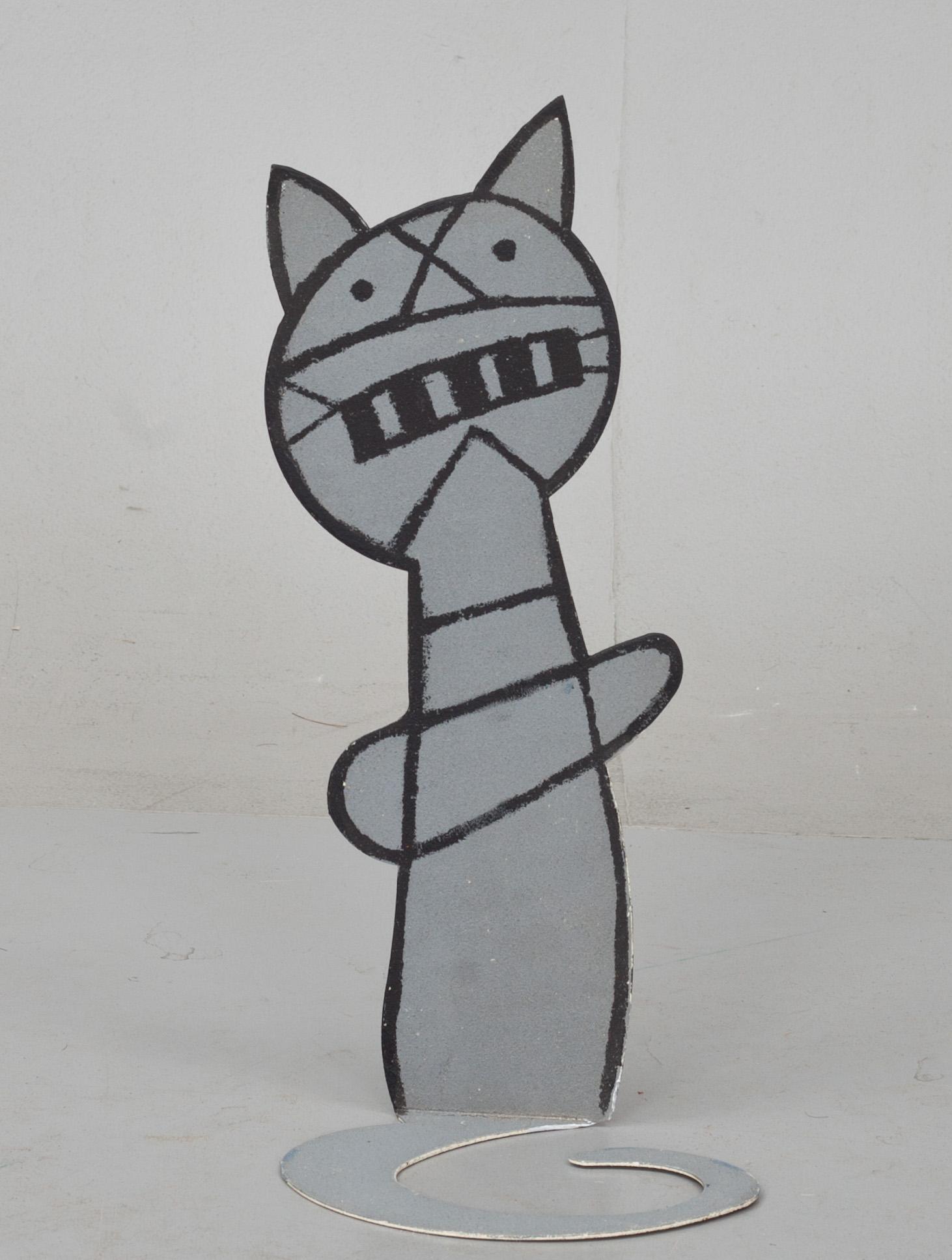 BEVERLOO CORNEILLE, polykrom metall, signerad och numrerad 1/1.