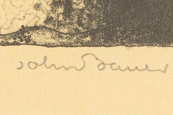 John Bauer, "-God kväll farbror sa' pojken";.