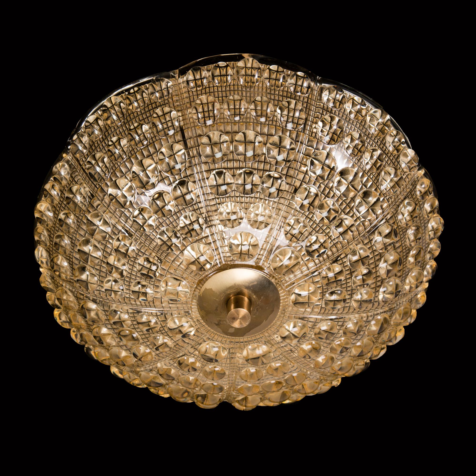 CARL FAGERLUND, kattovalaisin, "1731/111", Orrefors 1970-luku.