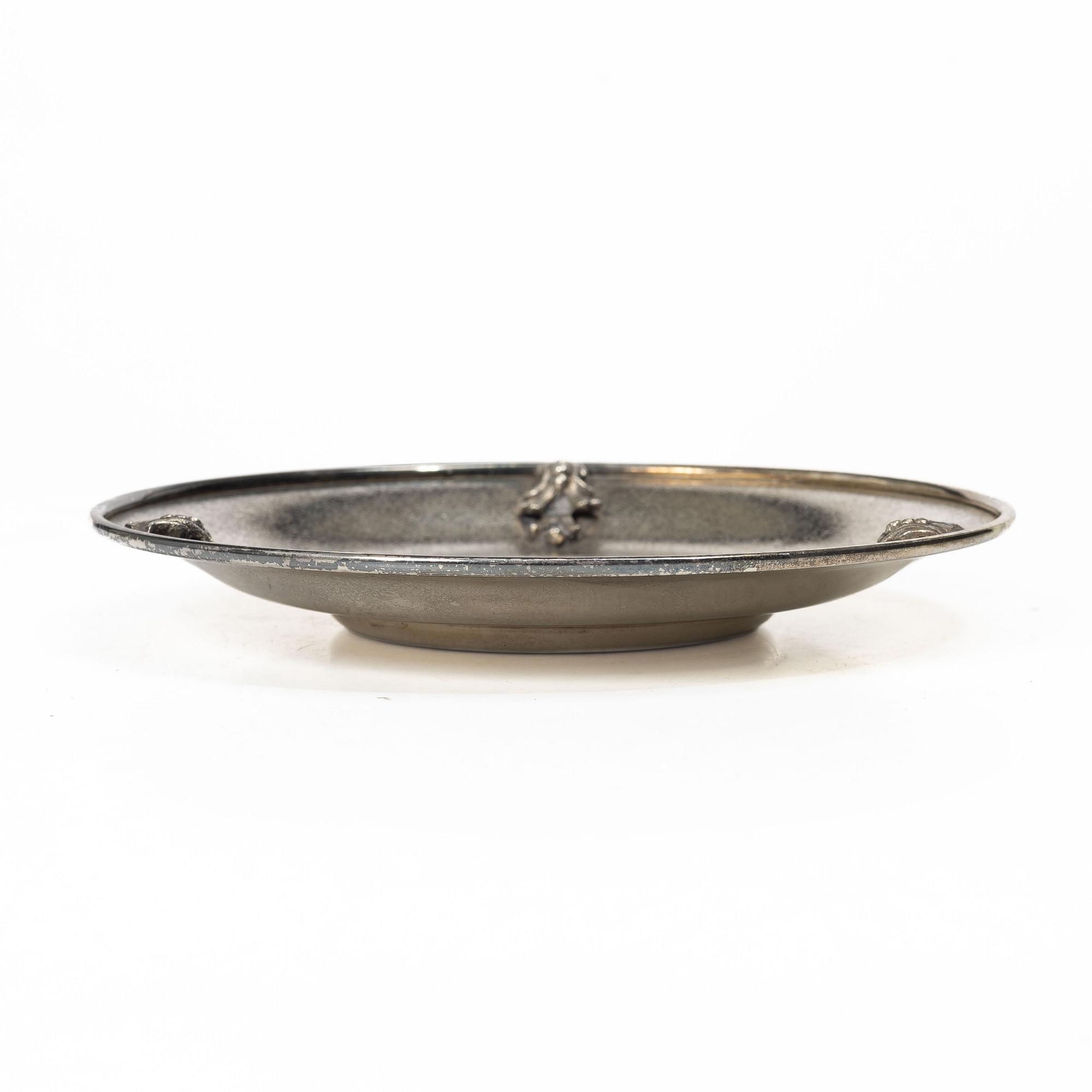 Dish, silver, Italy 1944–1968.