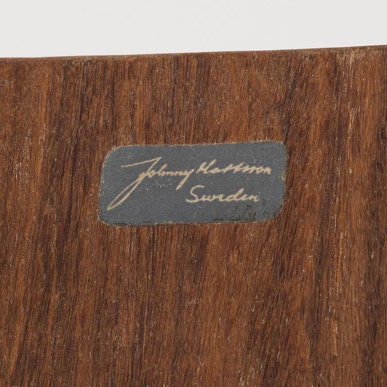 Johnny Mattsson, Snibbskål och bricka, signerade.