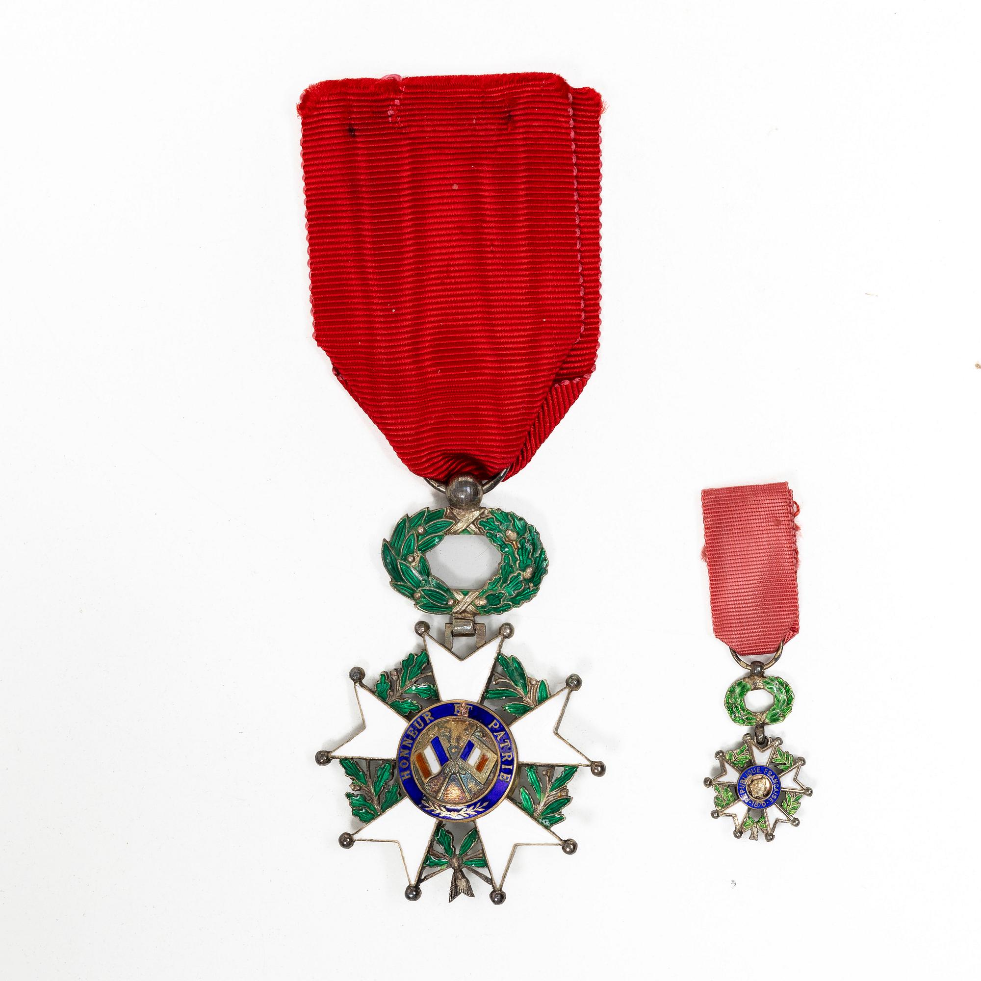 The Legion of Honour, Légion d'honneur, France, Officer's cross.