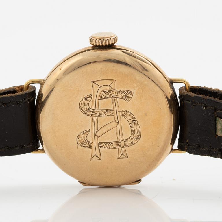 Omega, 14K gold, wristwatch, 26 mm.