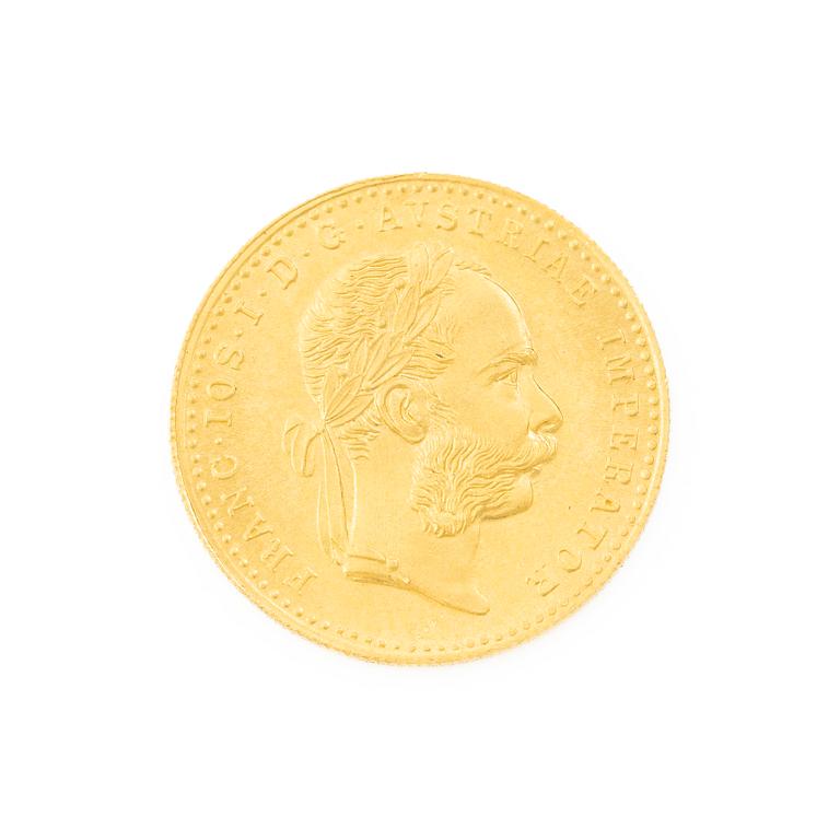 Guldmynt, Österrike-Ungern, 1 Ducat, 1915.