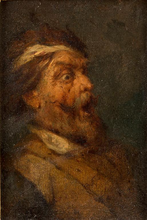 JOHAN CHRISTOFFER BOKLUND, tillskriven 1879, olja på pannå.