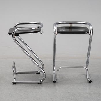 BARSTOLAR, 6 st, "S70-3", Börge Lindau och Bo Lindekrantz, Lammhults.