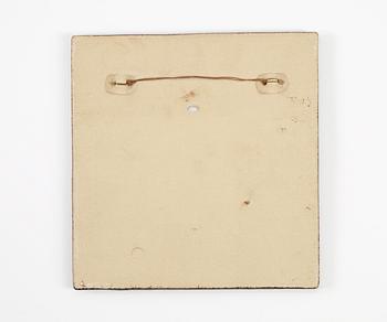 A Stig Lindberg stoneware relief, Gustavsberg.