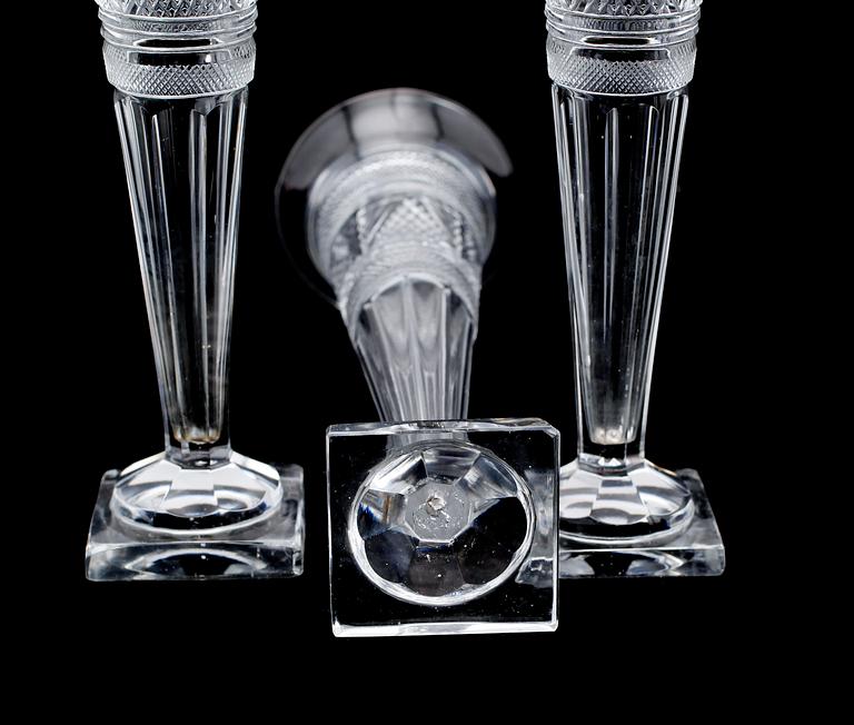 CHAMPAGNESTRUTAR, 6 st, glas, sannolikt sekelskiftet 1900.