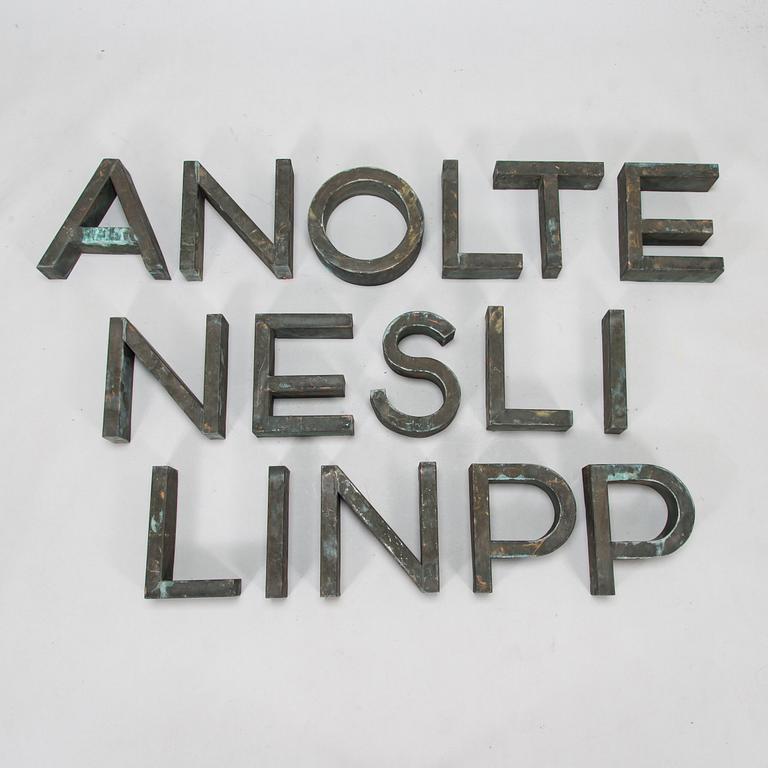 A set of 16 letters, presumably 1950s-60s.