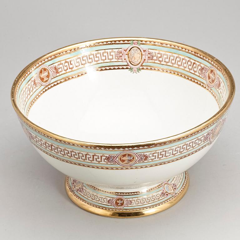 BÅLSKÅL, flintgods, Svea, Gustavsberg, omkring år 1900.