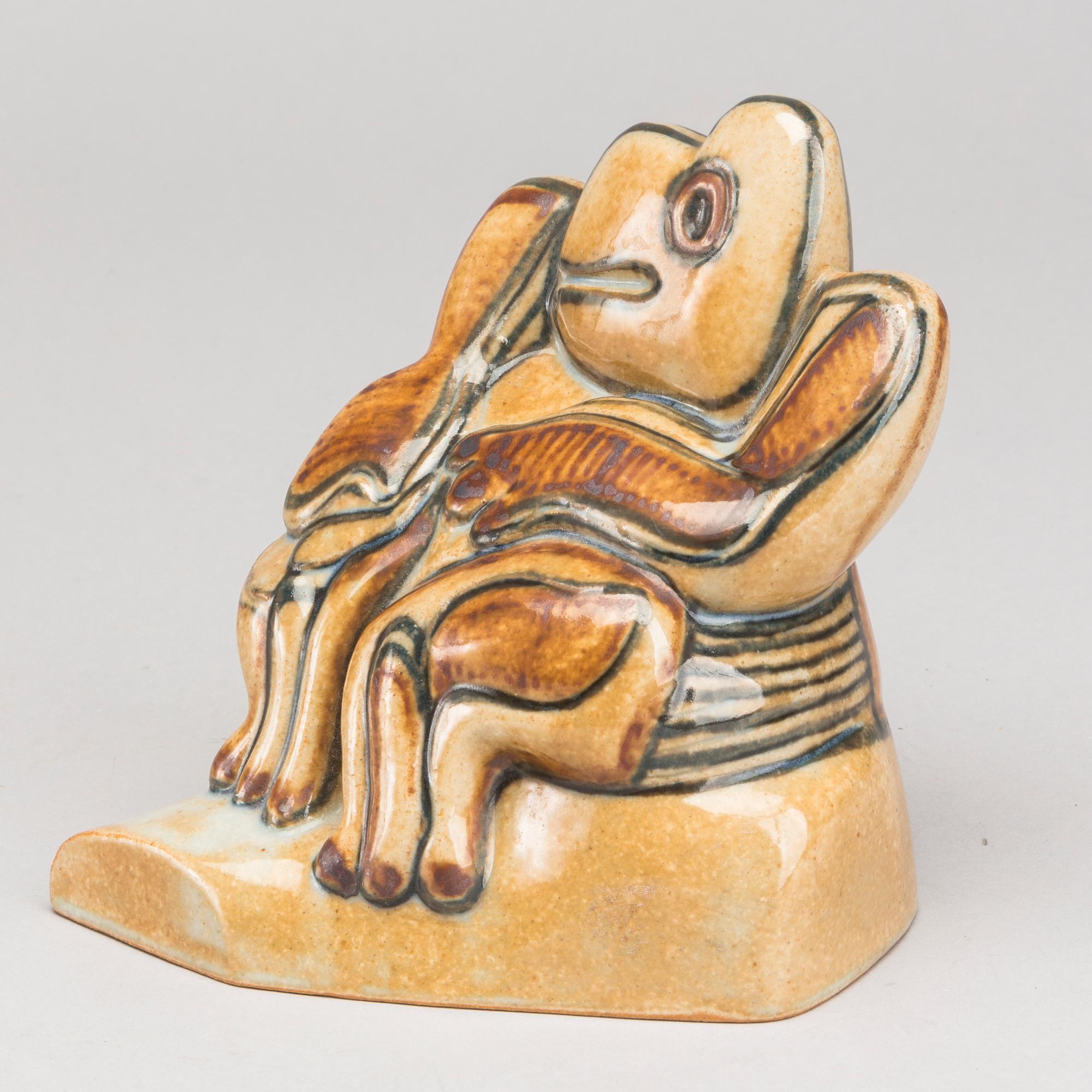 FIGURIN, STEN LYKKE MADSEN, stengods, Bing & Gröndahl.