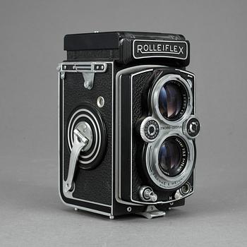 KAMERA, Rolleiflex 3,5 B, nr 1720249, Franke & Heidecke, Tyskland, 1954-56.