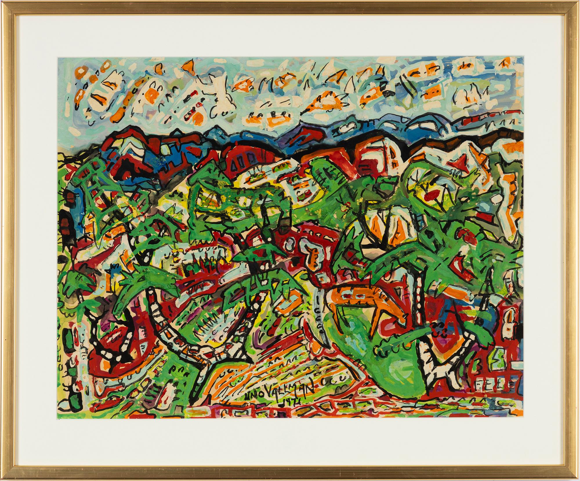 Uno Vallman, Fantasy Landscape.