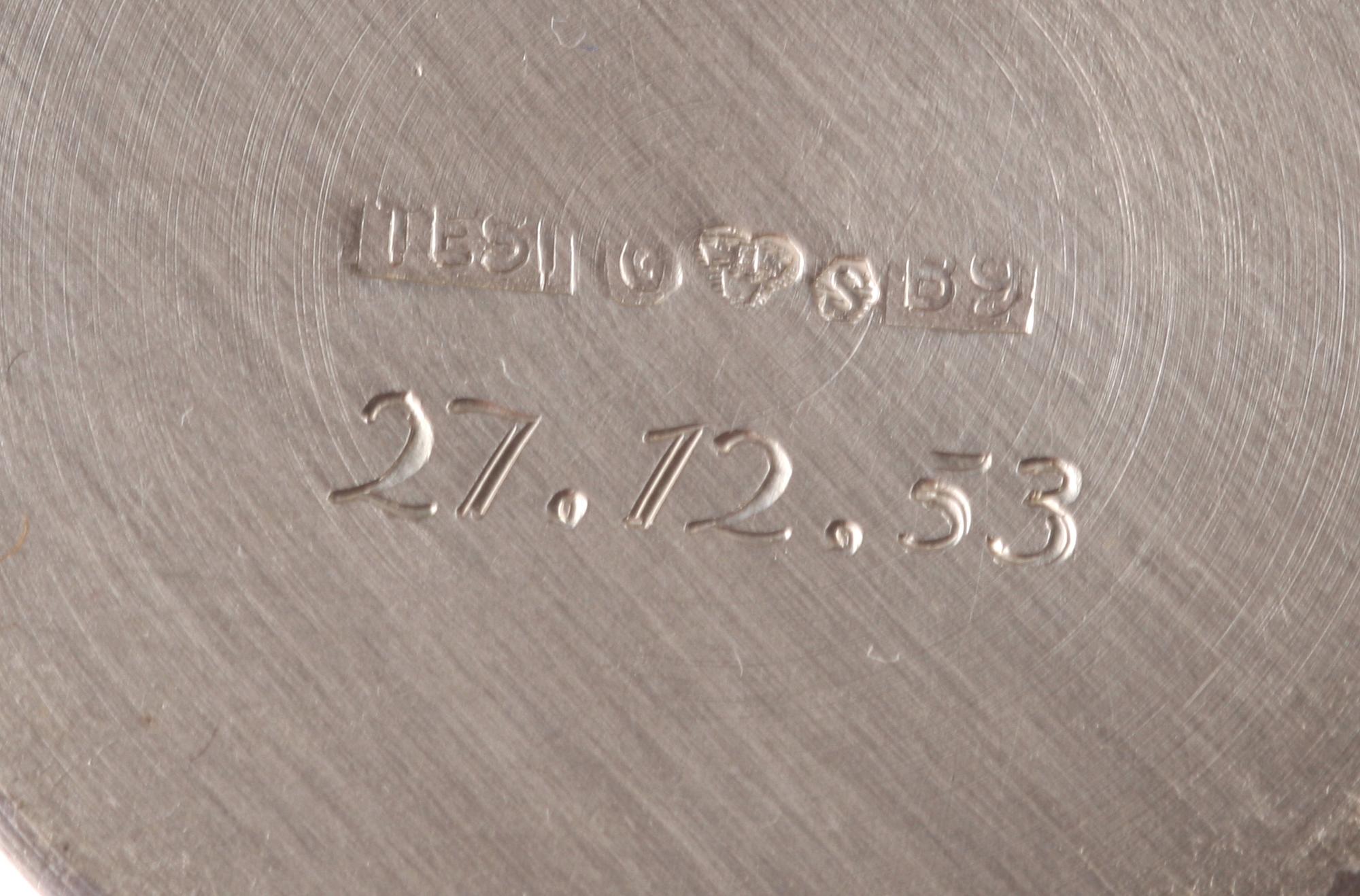 POKALER och BÄGARE samt VASER, 9 st, silver, 1900-tal.