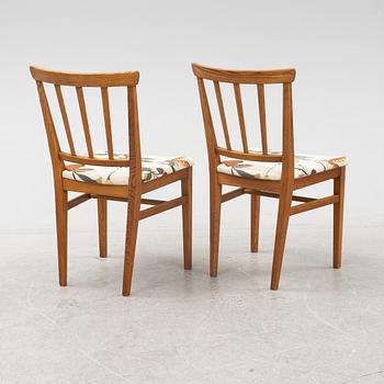 Carl Malmsten, two 'Själevad' chairs, Svensk Fur, mid 20th century.