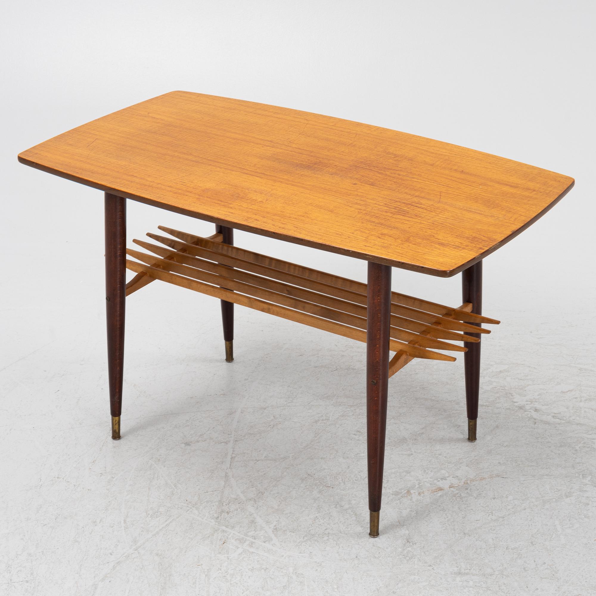 A coffee table, 1950's/60's.