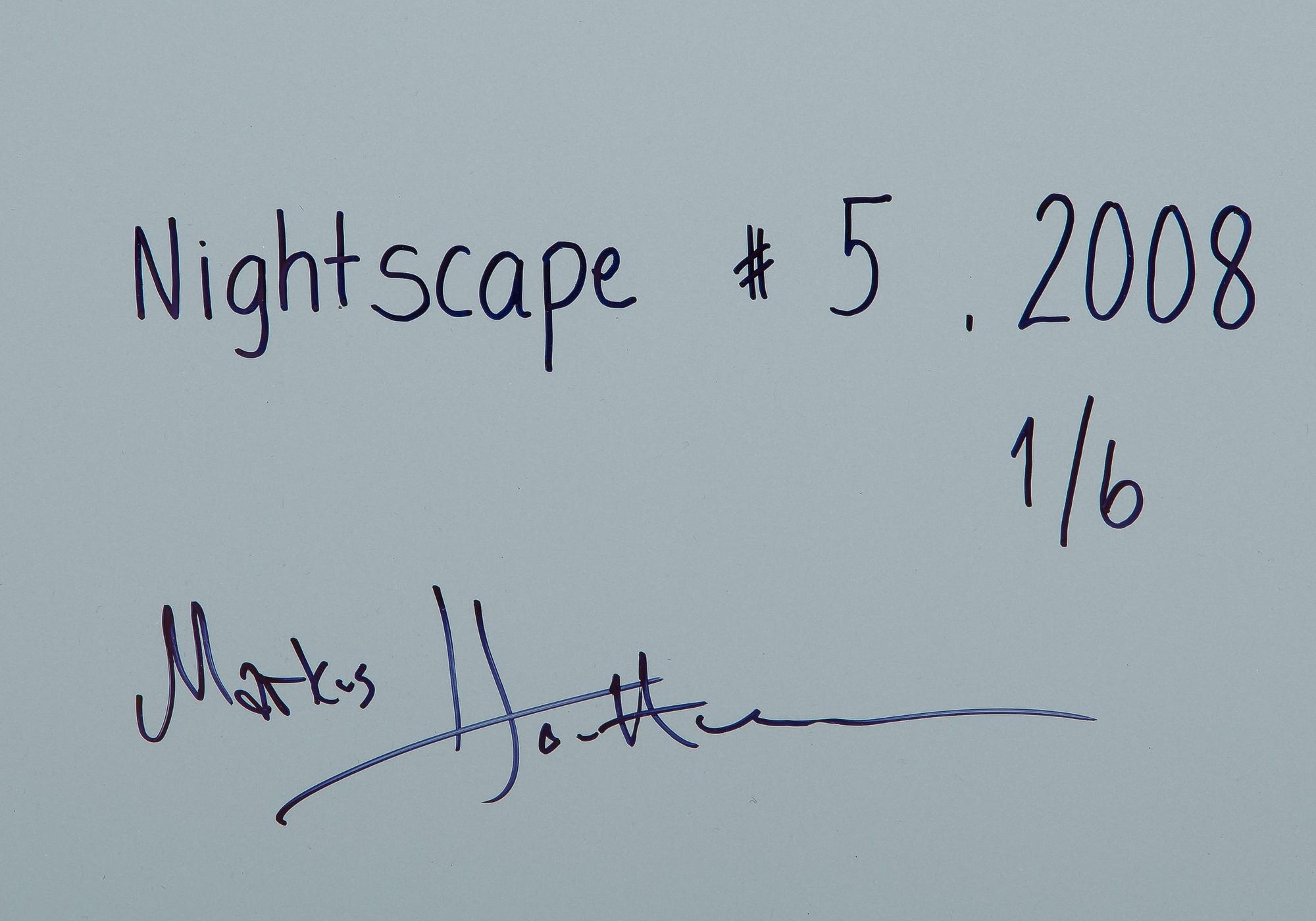 Markus Henttonen, "NIGHTSCAPE #5".